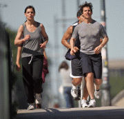 Katie Holmes and Tom Cruise Out Jogging in Boston