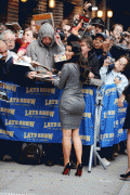 Kim Kardashian Leaving The Late Show with David Letterman