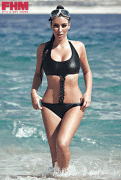 Kim Kardashian in FHM South Africa.