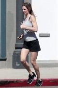 Hilary Swank Jogging